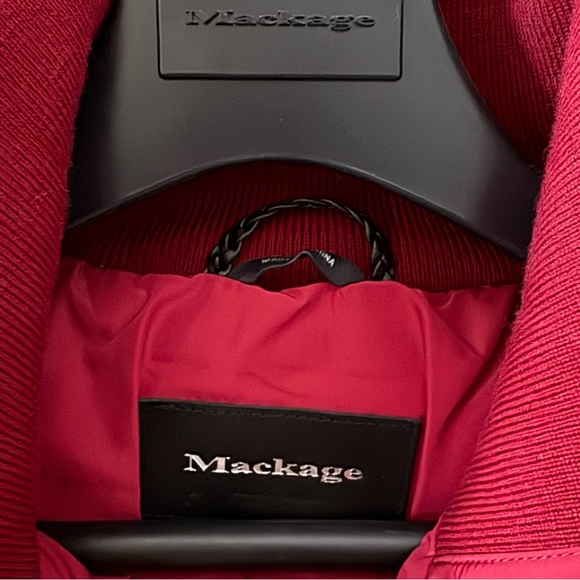 Mackage Romane Down and Fur Cherry Jacket - Picture 6 of 9